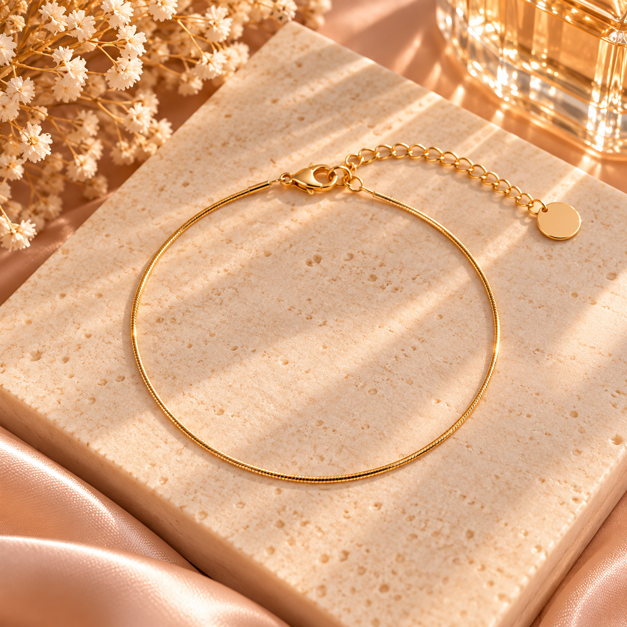 Bracelet Femme Acier Inoxydable Doré – Collection Signature Zézé