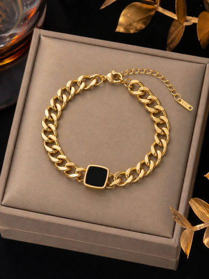 Bracelet Doré en Acier Inoxydable – Collection Tendance