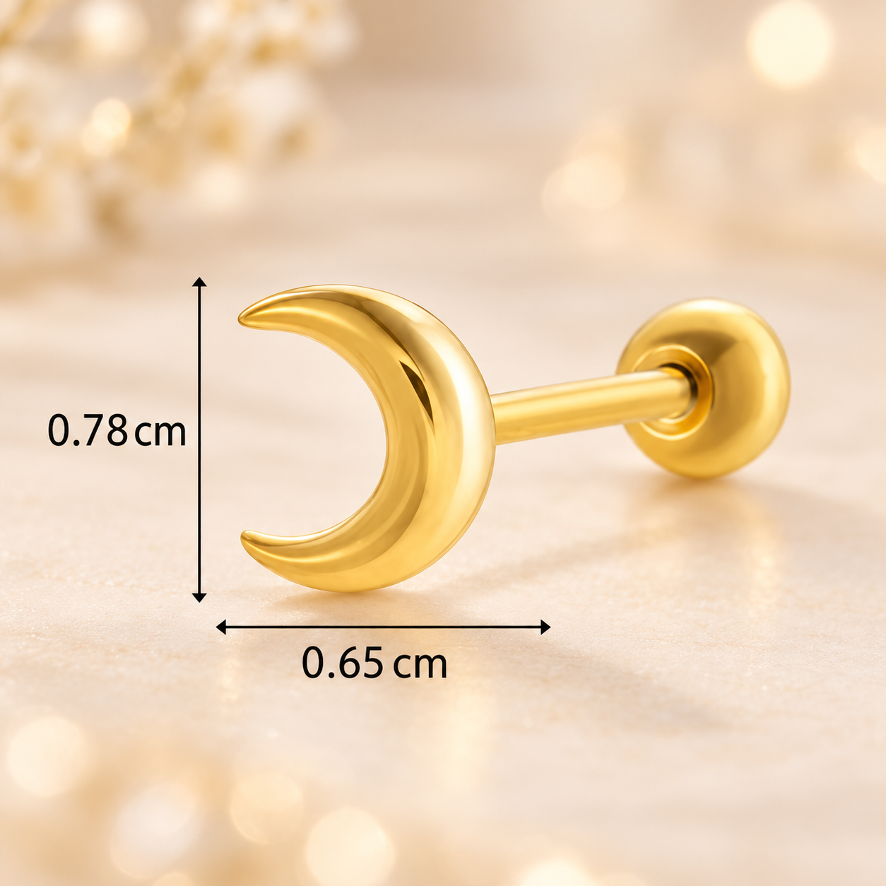 Boucles d’Oreilles Cœur Élégance – Zircon Brillant & Finition Dorée