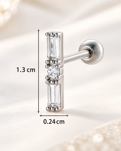 Boucles d’Oreilles Cœur Élégance – Zircon Brillant & Finition Dorée