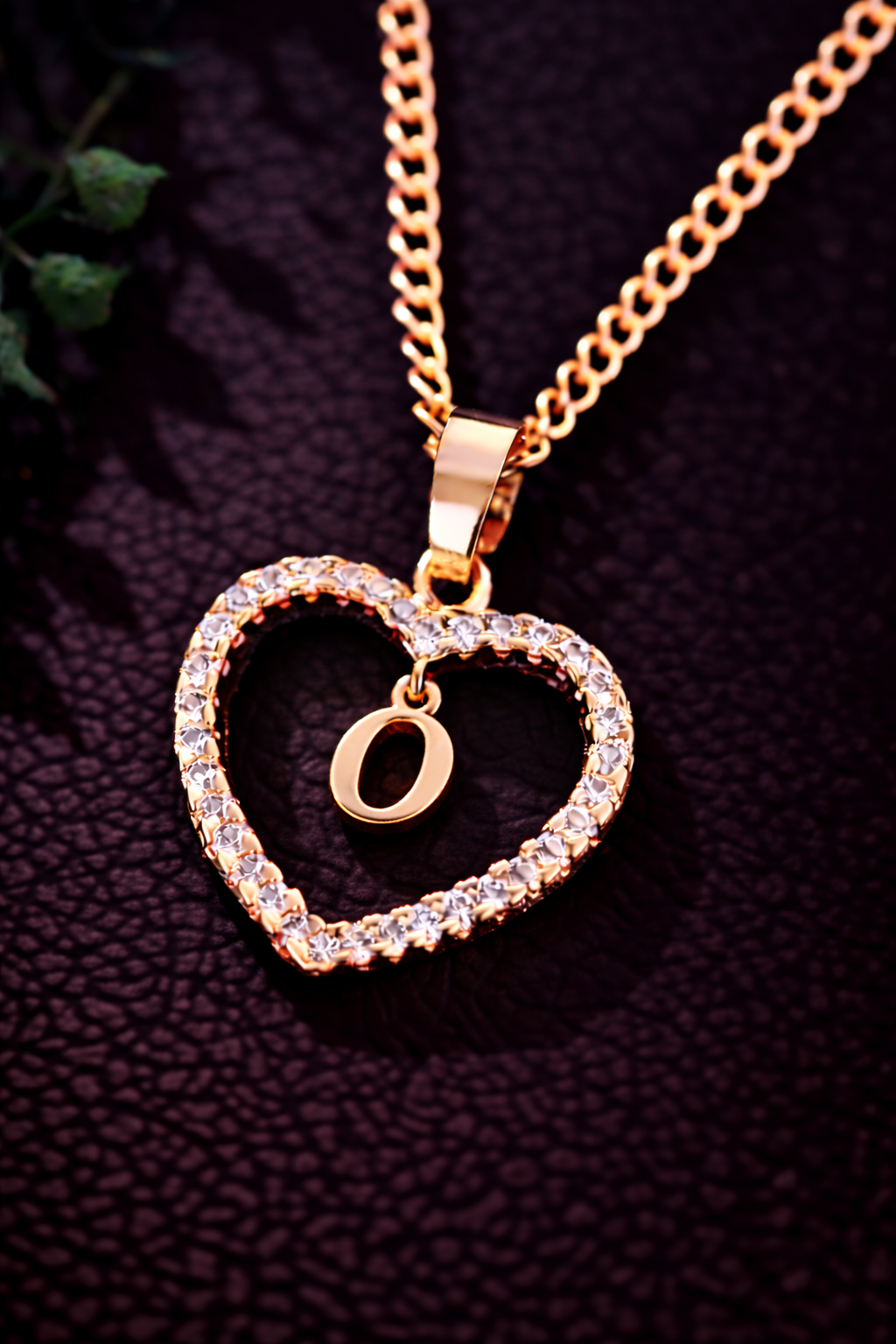 Collier Initiale Cœur
