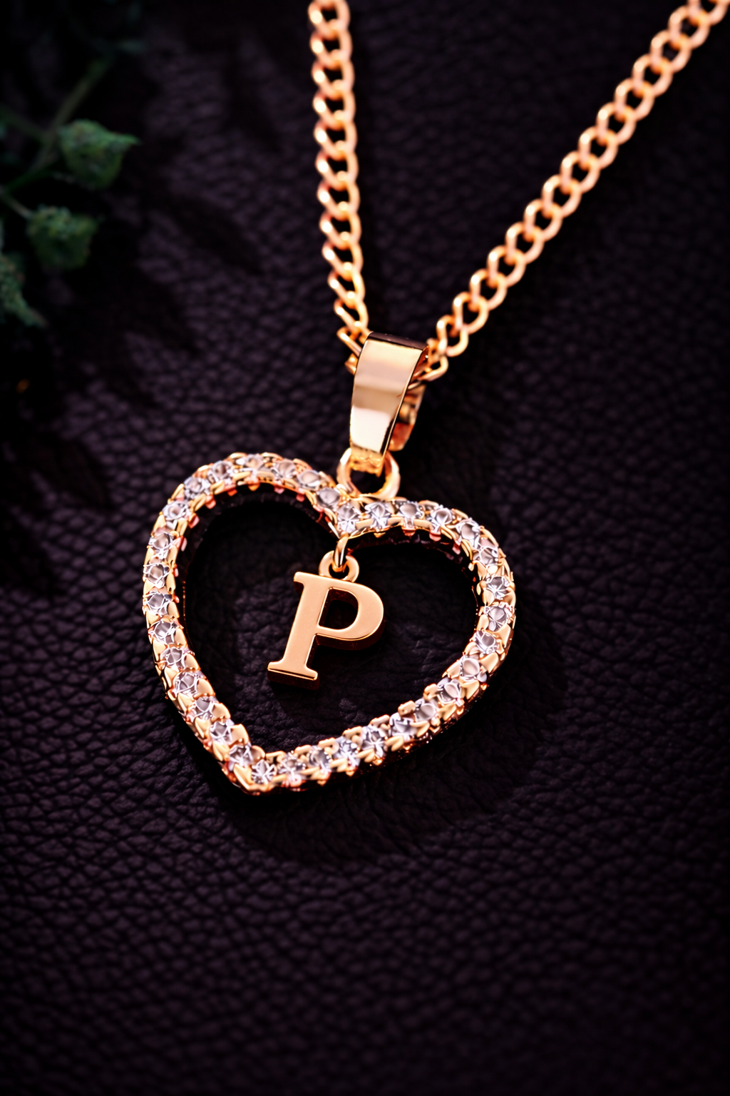 Collier Initiale Cœur
