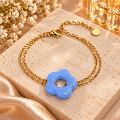 Bracelet Femme Acier Inoxydable Doré – Collection Signature Zézé