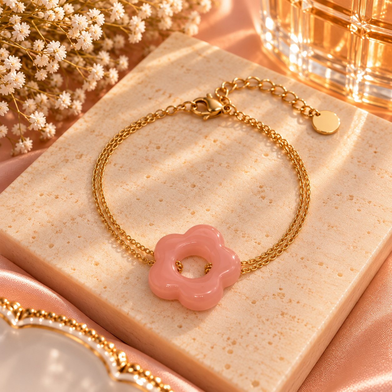 Bracelet Femme Acier Inoxydable Doré – Collection Signature Zézé
