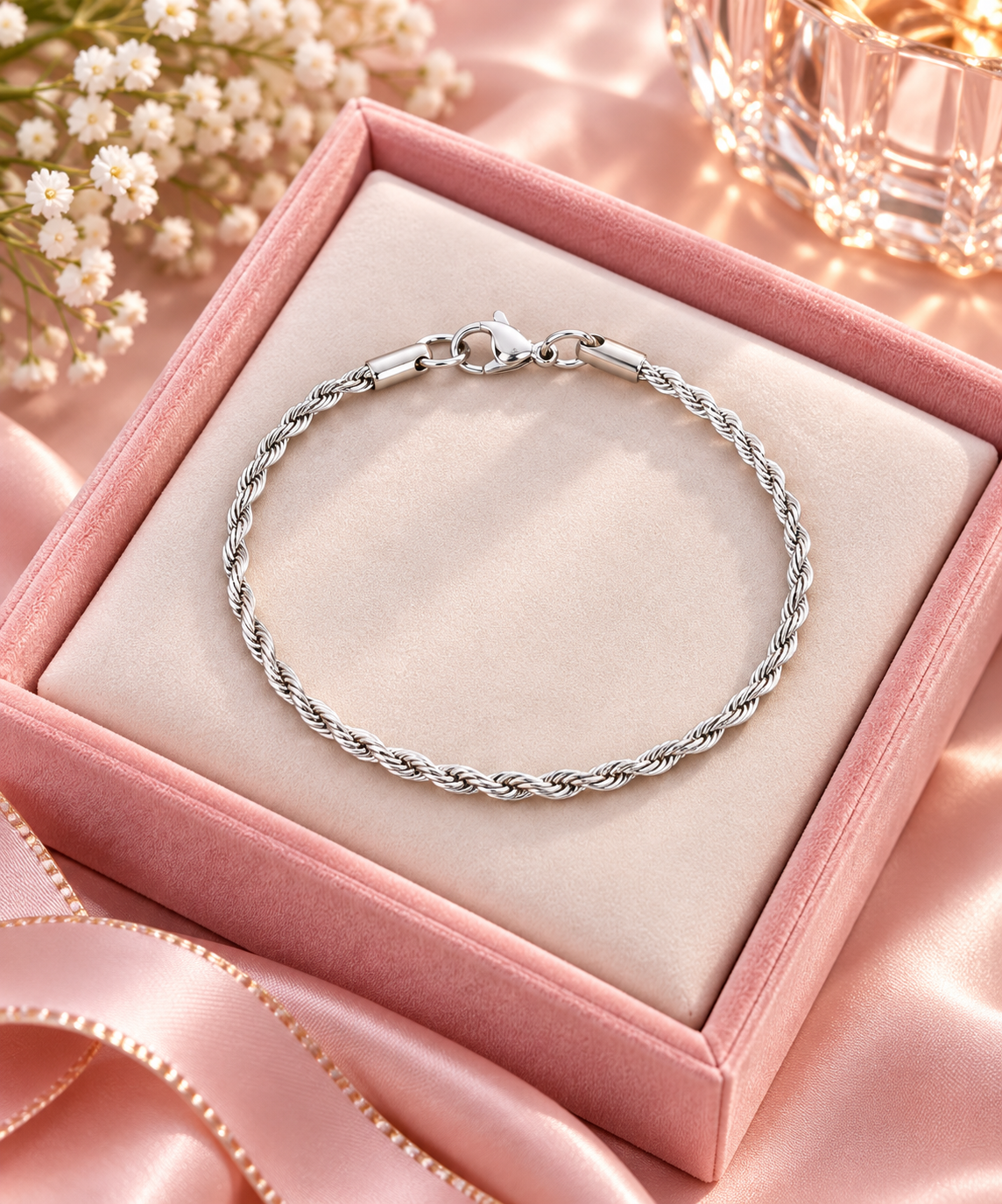 Bracelet Femme Acier Inoxydable Doré – Collection Signature Zézé