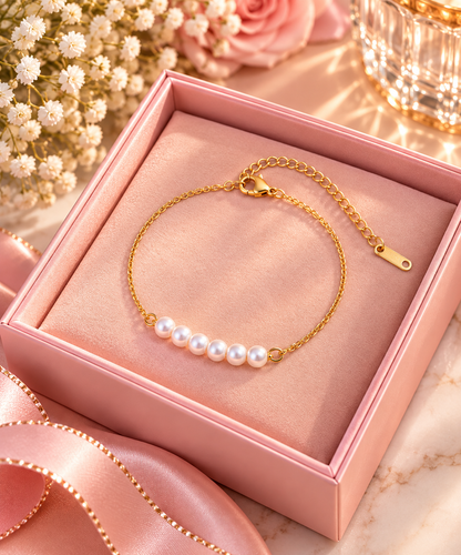 Bracelet Femme Acier Inoxydable Doré – Collection Signature Zézé