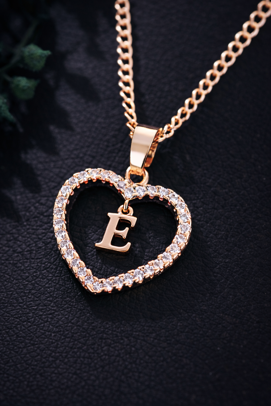 Collier Initiale Cœur