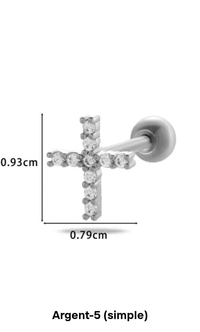 Boucles d’Oreilles Cœur Élégance – Zircon Brillant & Finition Dorée