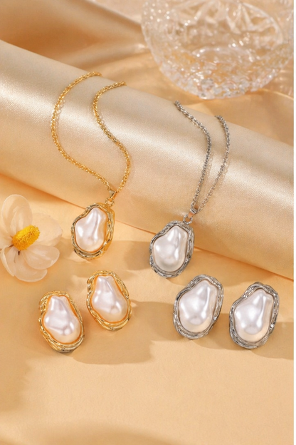 Parure Bohème Chic – Perles Élégantes & Finition Dorée
