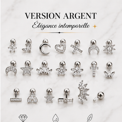 Boucles d’Oreilles Cœur Élégance – Zircon Brillant & Finition Dorée